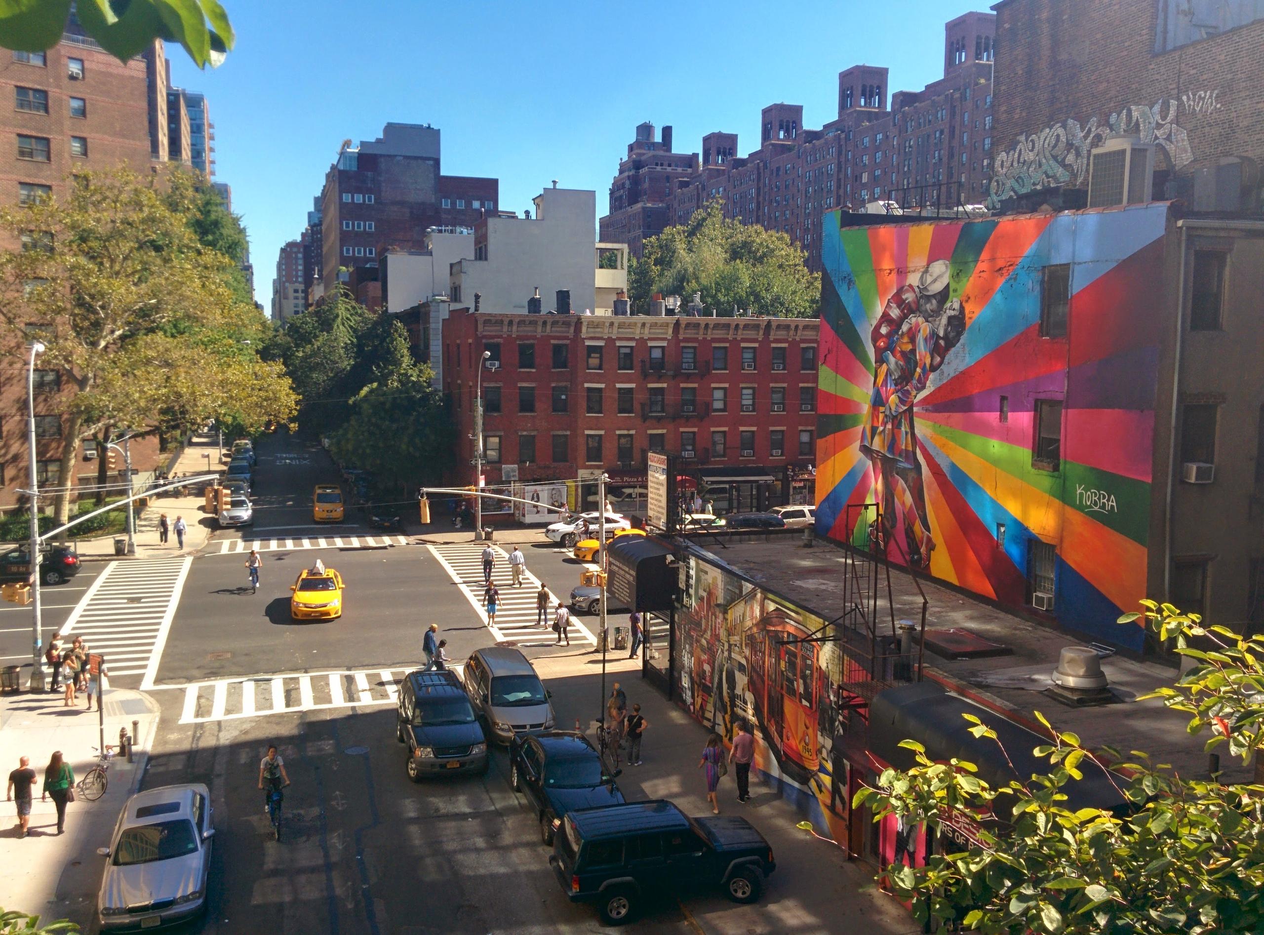 View from the High Line, NYC